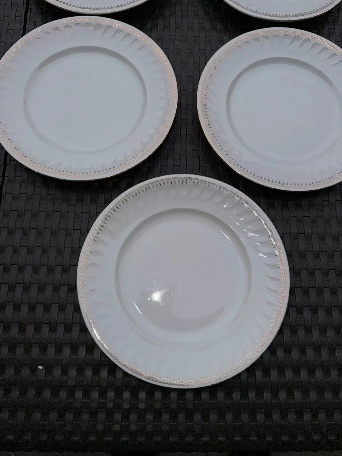 Lots de 5 assiettes porcelaines ancienne – photo 6
